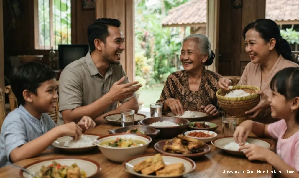 Mangan in Javanese Culture: Understanding Food, Eating, and Social Life