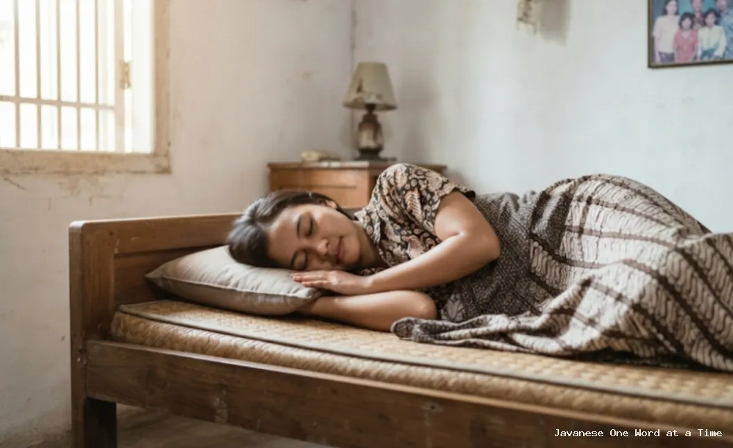 Turu in Javanese: Meaning, Usage, and Examples