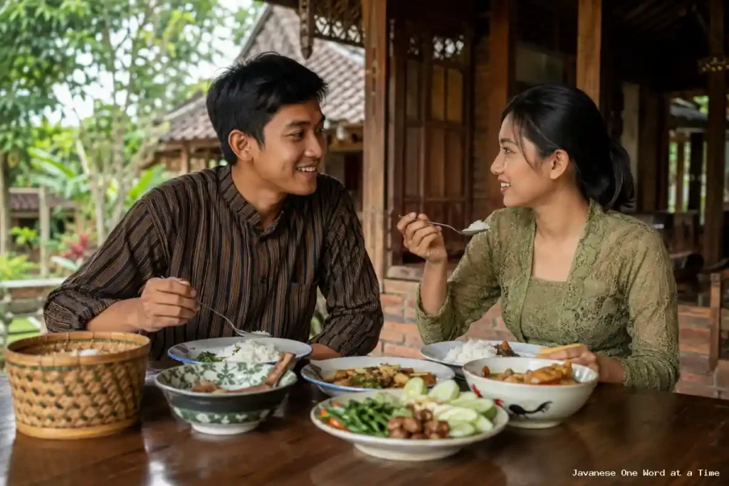 What Does “Mangan” Mean in Javanese?
