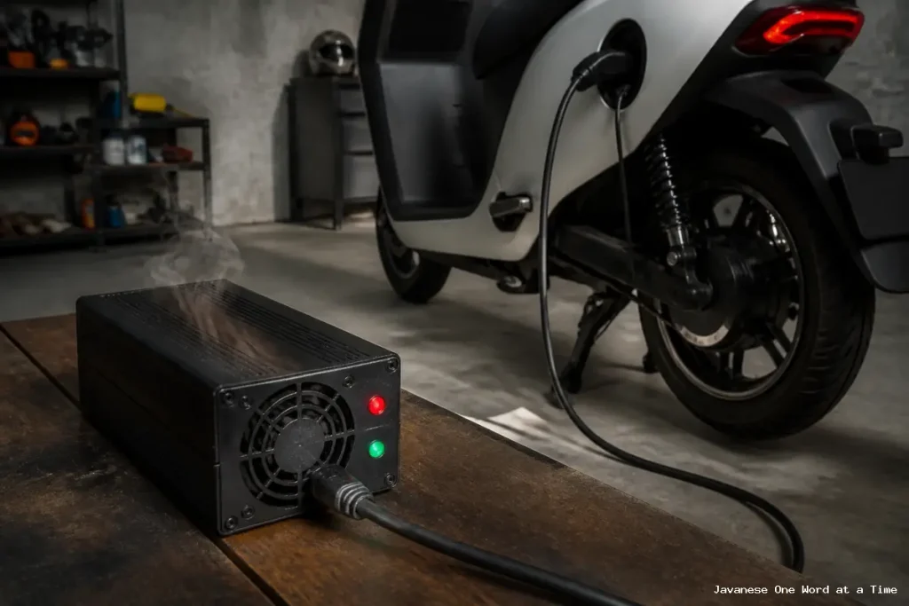 Ciri-Ciri Charger Motor Listrik Rusak yang Perlu Diwaspadai