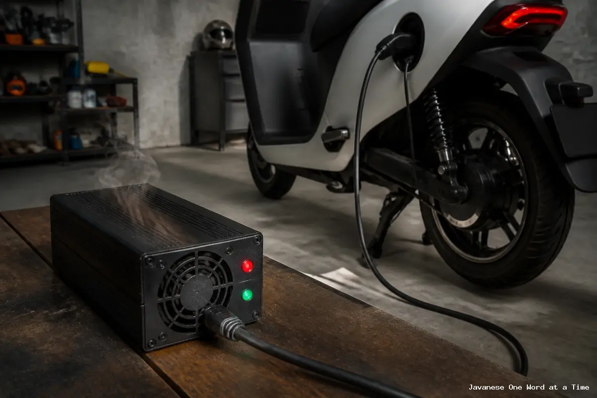 Ciri-Ciri Charger Motor Listrik Rusak yang Perlu Diwaspadai